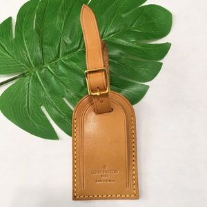 Louis Vuitton luggage tag bag charm